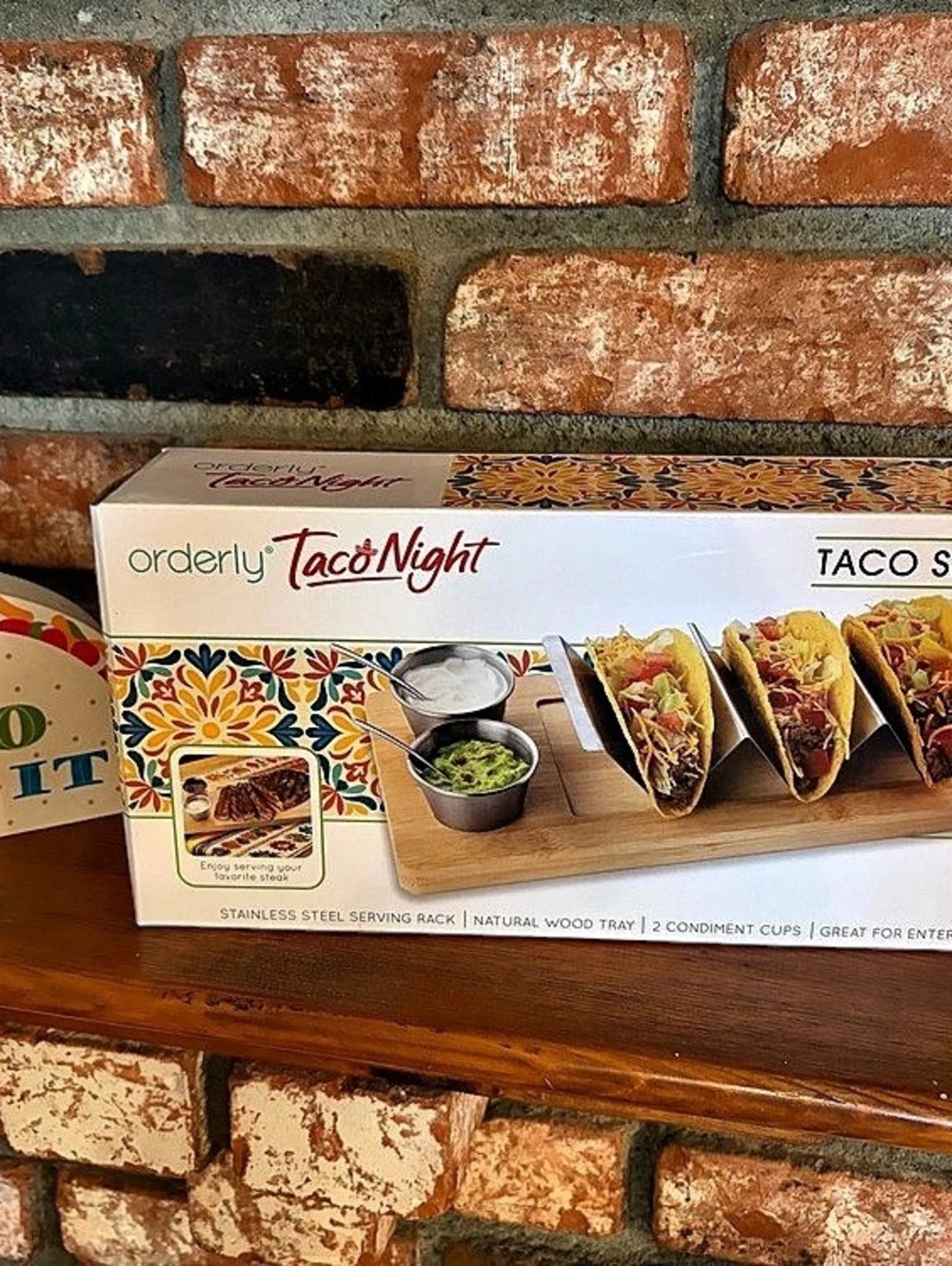 Taco Night Taco Serving Set Multicolor NWT